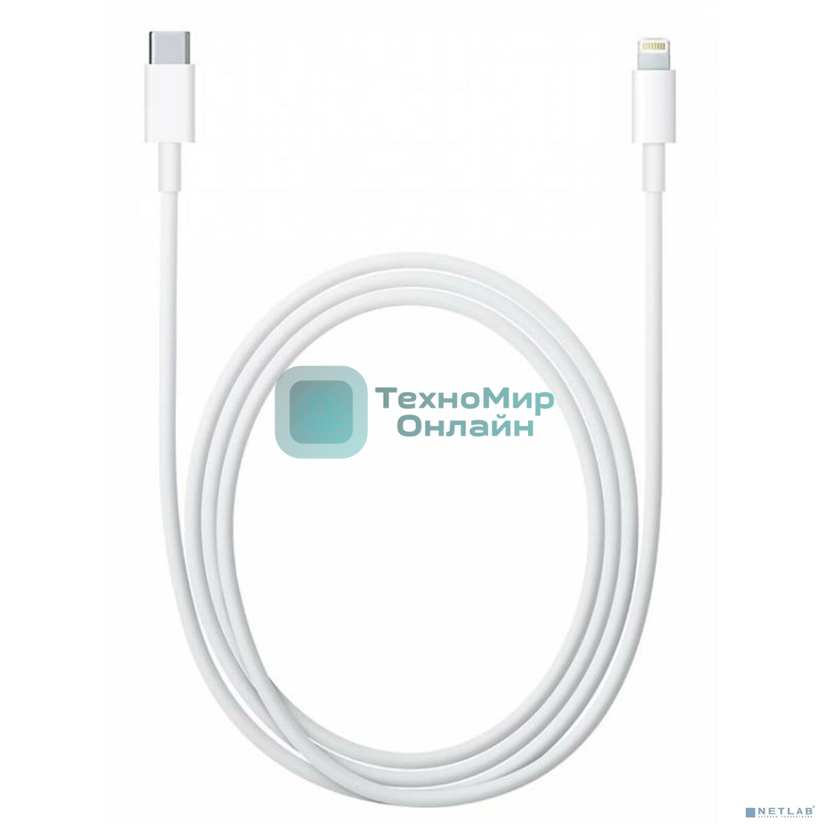 Bion Кабель USB Type-C - 8-pin lightning, 3A, 25W, 2 м., белый BXP-CCP-USB-CMLM-2M