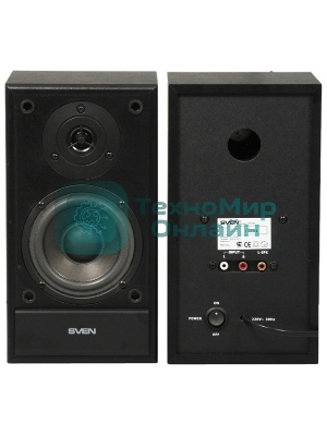 Акустическая система SVEN SPS-702 2.0 черный 40Вт