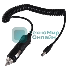 Автозарядка с индикатором Rexant (разъем 2.1х5.5) (АЗУ) шнур спираль 1.5 м