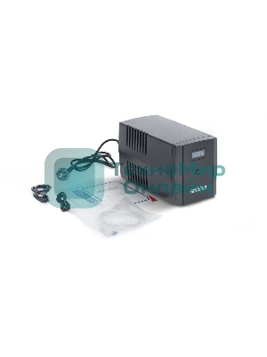 Источник бесперебойного питания Импульс ЮНИОР СМАРТ 1200, 1200/720 ВА/Вт, LCD, USB, RJ11/RJ45, SCHUKOx4