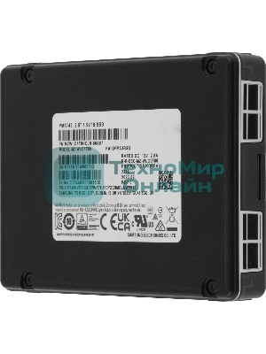 Накопитель SSD Samsung PM1743, 1.92Tb, U.3, PCIe 5.0 x4, NVMe, R/W 14000/3000