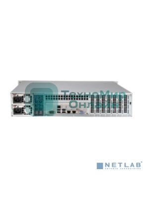 Корпус Supermicro CSE-826BAC4-R920LPB, 2U, 8 x SAS3 & 4 x hybrid NVMe 3.5 bays