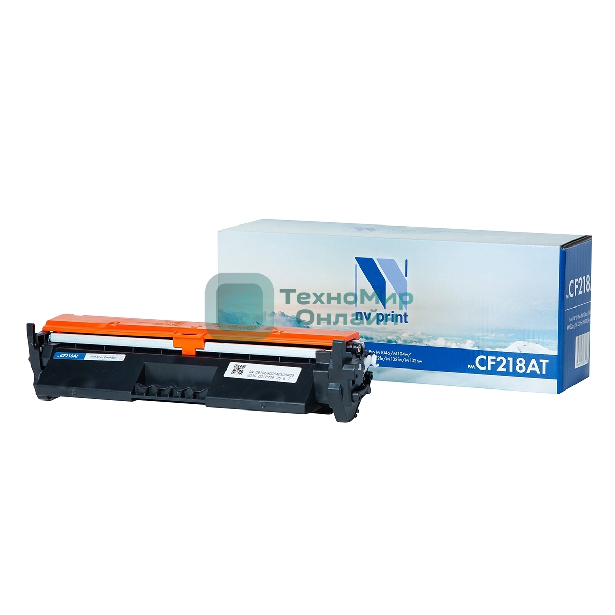 Картридж лазерный NVPrint совместимый NV-CF218AT для HP LaserJet Pro M132a/M132fn/M132fw/M132nw/M104a/M104w (1400k)