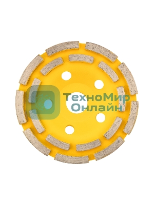 Чашка алмазная шлифовальная Kranz 2-ряд 125х22.2 мм