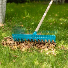 Грабли пластиковые Palisad LUXE 430 мм, 13 прямых зубьев, усиленные, без черенка