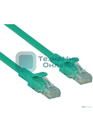 Коммутационный шнур ExeGate EX258672RUS Патч-корд UTP cat.5e, 1м ExeGate зеленый