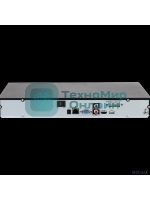 Видеорегистратор IP Dahua 8-канальный 4K и H.265+. Входящий поток до 160 Мбит/с; сжатие: H.265+, H.265, H.264+, H.264; разрешение записи до 12Мп; накопители: 2 SATA III до 20Тбайт; воспроизведение: 8кн