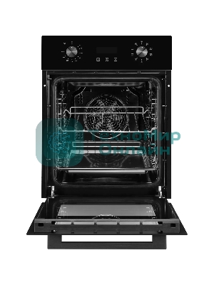 Духовой шкаф электрический Monsher MOE 4592 Noir ширина 45 см, High-Tech, 50 л, гидролизная очистка, 9 режимов, черный