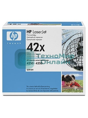 Картридж лазерный HP Q5942XD черный двойная упаковка для LaserJet 4250/4350 2 x 20000 стр.