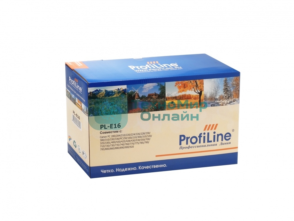 Картридж ProfiLine PL-E16 для принтеров Canon FC 200/204/210/220/224/226/228/230/300/310/330/336/PC150/160/210/300/310/320/325/330L/400/420/425/428/430/530/550/700/710/720/730/735/740/760/770/775/785/790/795/800/860/880/890/900/920 2000 копий разборный