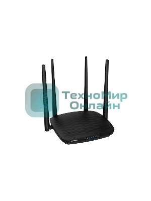 Маршрутизатор Tenda AC5 1200Mbps 11AC wave2Router, MU-MIMO,1Ghz CPU，4X5dbi Antennas, 1X100Mbps WAN, 3x100Mbps LAN,WiFi On/Off Switch,Universal Rep