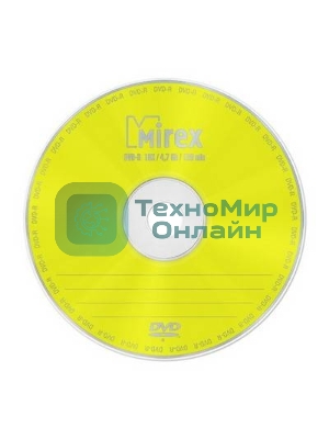 Диск DVD-R Mirex 4.7 Gb, 16x, Slim Case (5), (5/200)