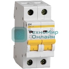 Выключатель автоматический модульный 2п C 2А 4.5кА ВА47-29 IEK MVA20-2-002-C