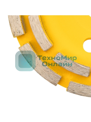 Чашка алмазная шлифовальная Kranz 2-ряд 125х22.2 мм