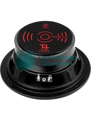 Колонки автомобильные Ural ТТ 165 ГРОМ (без решетки) 150Вт 97дБ 4Ом 16.5см (6 1/2дюйм) (ком.:2кол.) широкополосные однополосные