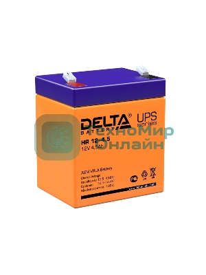Батарея для ИБП Delta HR 12-4.5 (12V, 4.5Ah)