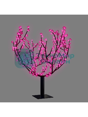 Светодиодное дерево Neon-night Сакура, высота 2,4м, диаметр кроны 2,0м, розовые светодиоды, IP65, понижающий трансформатор в комплекте