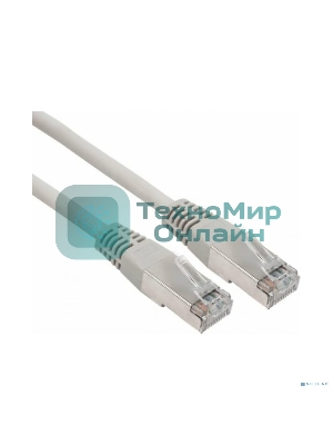 Пaтч-корд F/UTP Rexant, cat.6, RJ45-RJ45, экранированный, PVC серый, 3м