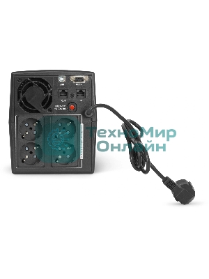 Источник бесперебойного питания Импульс ЮНИОР СМАРТ 1200, 1200/720 ВА/Вт, LCD, USB, RJ11/RJ45, SCHUKOx4