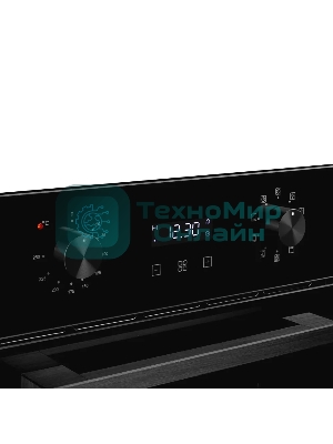 Духовой шкаф электрический Monsher MOE 4592 Noir ширина 45 см, High-Tech, 50 л, гидролизная очистка, 9 режимов, черный