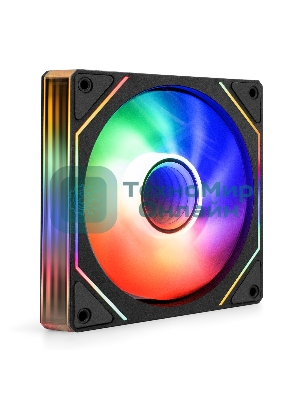 Вентилятор с подсветкой ExeGate EX12025HM3PM.FRGb.PRM (120x120x25 мм, FRGb, Hydraulic bearing (гидродинамический), 3pin+Molex, 1200RPM, 24dBA)