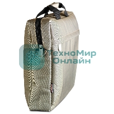 Сумка для ноутбука ExeGate EX212309RUS Start S15 Beige, бежевая, полиэстер, для ноутбуков до 15.6