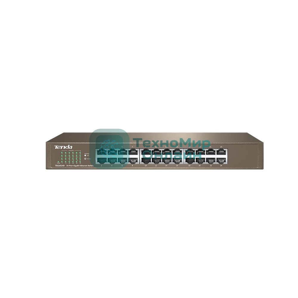 Коммутатор Tenda TEG1024D 24-Port 10/100/1000 Gigabit Switch