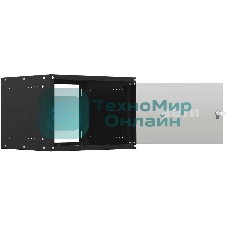 Шкаф коммутационный NTSS Lime (NTSS-WL6U5535GS-BL) настенный 6U 550x350 мм пер. дв. стекл несъемн. бок. пан. 30 кг черный 270 мм 8.4 кг 110 град. 370 мм IP20 сталь