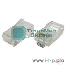 Коннектор RJ-45 VCOM VNA2200 для UTP кабеля 5 кат. (20 шт. в уп-ке), блистер