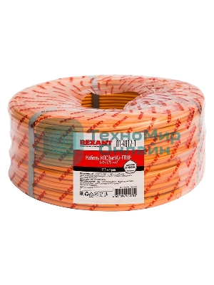 Кабель огнестойкий Rexant КПСЭнг(А)-FRHF 1x2x0,75 мм², бухта 200 м, 01-4917-1