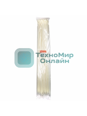 Хомут-стяжка кабельная нейлоновая Rexant 920 x9,0 мм, белая, упаковка 100 шт.