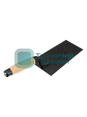 Кельма отделочника, стальная, деревянная усиленная ручка Россия