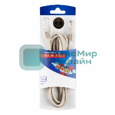 Пaтч-корд U/UTP Rexant, cat.5e, RJ45-RJ45, неэкранированный, PVC серый, 1,5м
