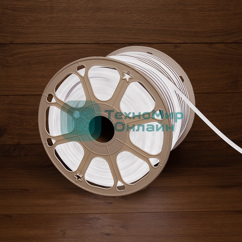 Гибкий неон Neon-night LED SMD 8х16 мм, белый, 120 LED/м,