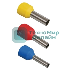 Наконечник-гильза изол. Е1508 (уп. 100 шт) IEK UGN10-D15-03-08
