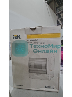 Бокс ЩРВ-П-6 IEK MKP12-V-06-40-20
