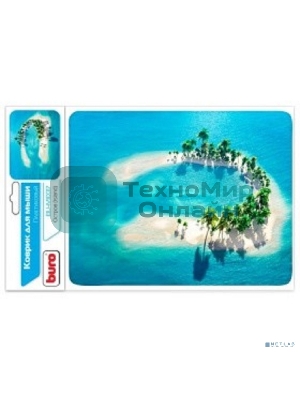 Коврик для мыши Buro BU-M10017 рисунок/остров