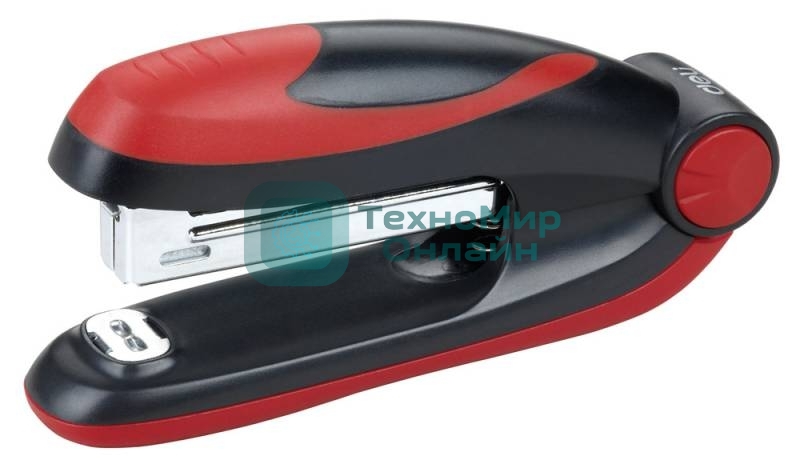 Степлер Deli E0228 Essential N10 (12 листов) (цвет в ассортименте) 50 скоб, коробка