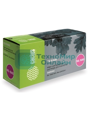 Картридж лазерный Cactus CS-S1640 (D108S) черный (1500 стр.) для Samsung ML-1640/1641/2240/2241