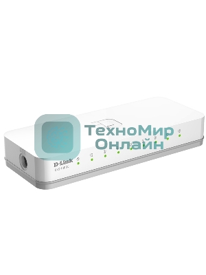 Сетевое оборудование D-Link DES-1008C/A1A Неуправляемый коммутатор с 8 портами 10/100Base-TX