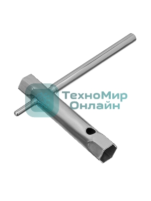 Набор ключей-трубок торцевых Sparta 8 х 17 мм, вороток, оцинкованные, 6 шт.