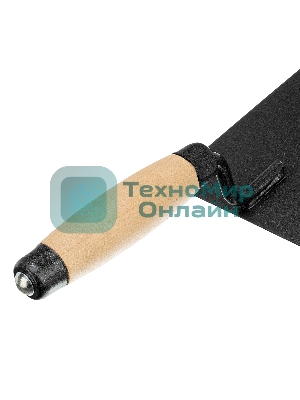 Кельма отделочника, стальная, деревянная усиленная ручка Россия