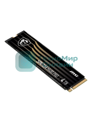Накопитель SSD MSI SPATIUM M480 PRO, 2Tb, M.2 2280, PCIe 4.0 x4, NVMe, R/W 7400/7000