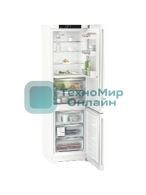 Холодильник Liebherr CBNC 5723-22 001 белый двухкамерный 255/94л морозилка снизу
