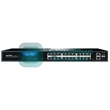 Коммутатор Netis ST228GPR-2G2S (L2) 26x1Gbит/с 2SFP 24PoE 375W настраиваемый