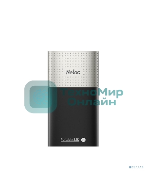 Внешний SSD Netac Z9, 1TB, USB 3.2 Gen 2 Type-C, R/W 550/480, черный