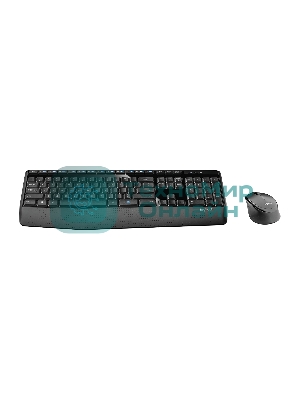 Комплект клавиатура+мышь Logitech MK345 беспроводной, USB, 1000 DPI, чёрный/серый