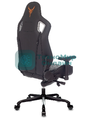 Кресло игровое Knight TITAN черный ромбик эко.кожа с подголов. крестовина металл