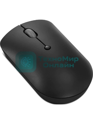 Мышь беспроводная Lenovo 400 черный, 2400 dpi, радиоканал, USB-C, кнопки - 4