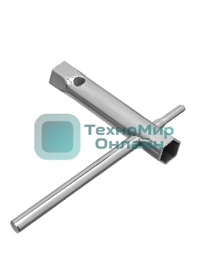 Набор ключей-трубок торцевых Sparta 8 х 17 мм, вороток, оцинкованные, 6 шт.